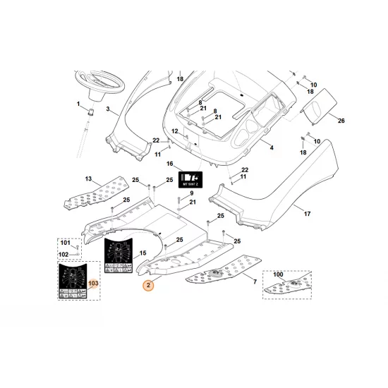 STIHL  Osłona kompl. 6160 780 2095